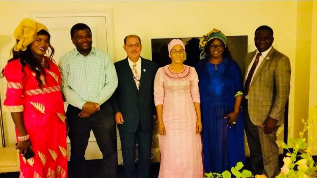 IHRC delegation paid a coutesy call on First Lady of Gambia